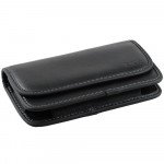 Wholesale Extendable Horizontal Marble Belt Clip Pouch Large 23 Fits iPhone 13 Pro Max and more (Black)